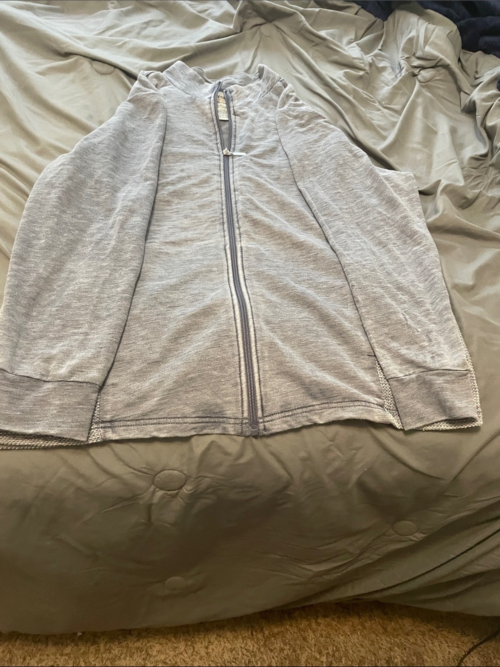 Cathy Daniels Light Gray womens Full-Zip Sweater
